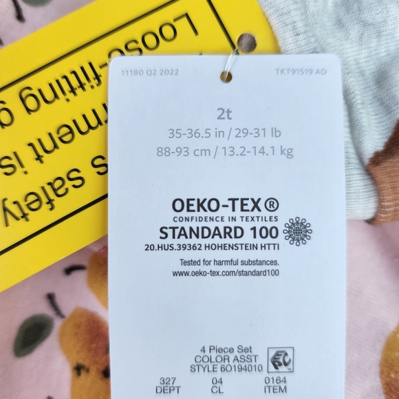 NWT CARTERS Just One you Toddler Set 4pc Sz. 2T - Picture 5 of 6